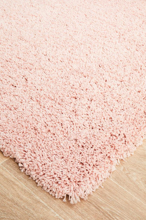 Lacin Pink Soft Shag Rug, Rugs, Ozark Home 