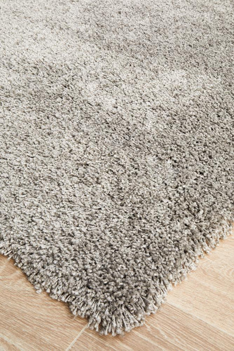 Lacin Silver Soft Shag Rug, Rugs, Ozark Home 