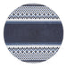 Lunki Navy Round Rug, Rugs, Ozark Home 
