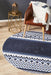 Lunki Navy Round Rug, Rugs, Ozark Home 