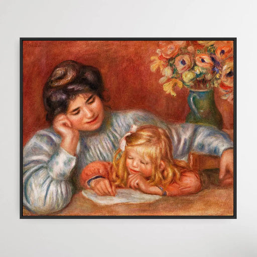 La Lecon d'ecriture (1905) by Pierre-Auguste Renoirv, Wall Art, Ozark Home 