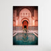 Leopard Loose In Marrakesh - Print of Leopard Next To Moroccan Style Pool, Wall Art, Ozark Home 