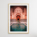 Leopard Loose In Marrakesh - Print of Leopard Next To Moroccan Style Pool, Wall Art, Ozark Home 