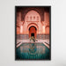 Leopard Loose In Marrakesh - Print of Leopard Next To Moroccan Style Pool, Wall Art, Ozark Home 