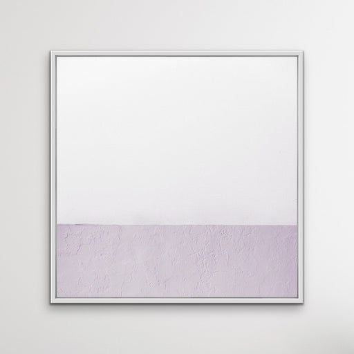 Lilac Horizons - Square Abstract Lilac Purple Geometric Wall Art Canvas Print, Wall Art, Ozark Home 