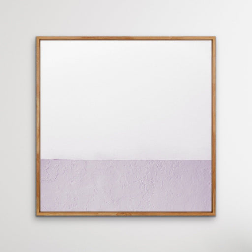 Lilac Horizons - Square Abstract Lilac Purple Geometric Wall Art Canvas Print, Wall Art, Ozark Home 