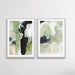 Lush - Two Piece Abstract Green Print Set by Dan Hobday, Wall Art, Ozark Home 