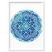 Mandala Watercolour Blues I - Art Print - Ozark Home