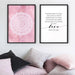 Mandala in Blush - Art Print - Ozark Home