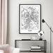 City Maps / ROME - Art Print, Wall Art, Ozark Home 