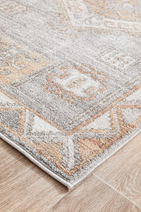 Zardab Grey Transitional Tribal Diamond Contemporary Runner Rug, Rugs, Ozark Home 