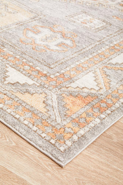 Zardab Grey Transitional Tribal Diamond Contemporary Rug, Rugs, Ozark Home 