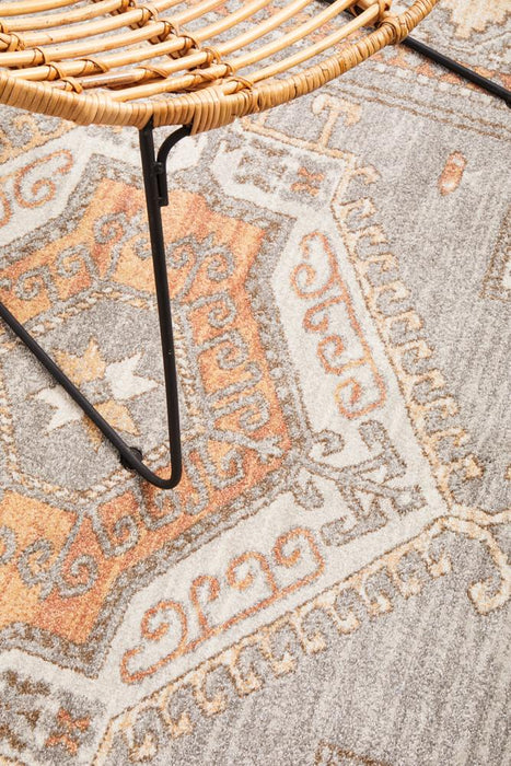 Zardab Grey Transitional Tribal Diamond Contemporary Rug, Rugs, Ozark Home 