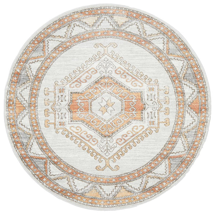 Zardab Natural Transitional Tribal Diamond Contemporary Round Rug, Rugs, Ozark Home 