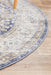 Malatya Ocean Round Stonewashed Aztec Medallion Contemporary Rug, Rugs, Ozark Home 