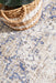 Zardab Ocean Blue Transitional Star Contemporary Runner Rug, Rugs, Ozark Home 
