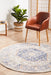 Zardab Navy Transitional Grid Contemporary Round Rug, Rugs, Ozark Home 