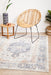 Zardab Navy Transitional Grid Contemporary Rug, Rugs, Ozark Home 