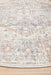Zardab Silver Transitional Grid Contemporary Round Rug, Rugs, Ozark Home 