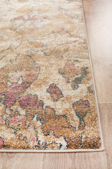 Mardin Soft Pink & Beige Faded Transitional Contemporary Indoor/Outdoor Rug, Rugs, Ozark Home 