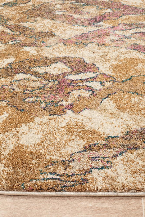 Mardin Soft Pink & Beige Faded Transitional Contemporary Indoor/Outdoor Rug, Rugs, Ozark Home 