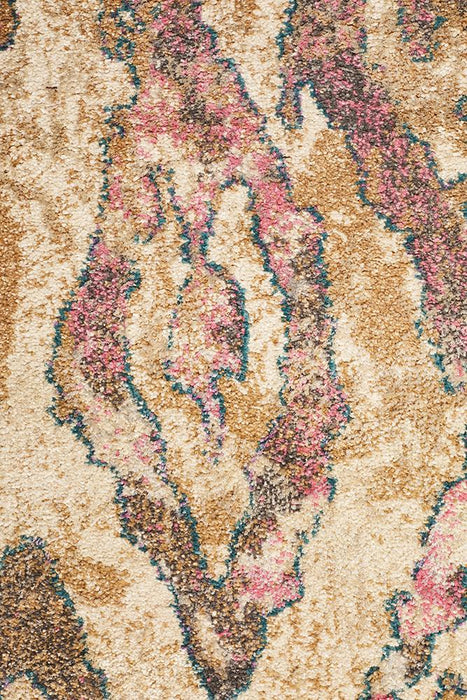 Mardin Soft Pink & Beige Faded Transitional Contemporary Indoor/Outdoor Rug, Rugs, Ozark Home 