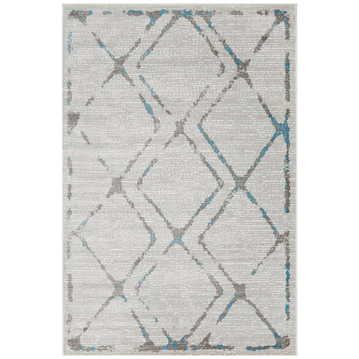 Meydan Grey & Black Faded Diamond Contemporary Rug, Rugs, Ozark Home 