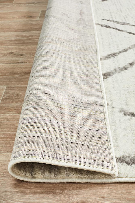 Meydan Grey & White Faded Diamond Contemporary Rug, Rugs, Ozark Home 