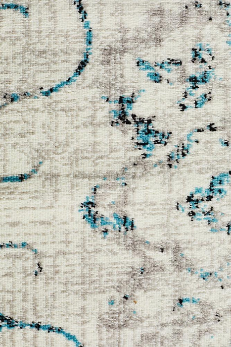 Meydan Blue & Grey Faded Mandara Contemporary Rug, Rugs, Ozark Home 