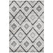 Meydan Grey & Black Geometric Diamonds Contemporary Rug, Rugs, Ozark Home 