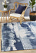 Manali Denim Abstract Paint Streak Contemporary Rug, Rugs, Ozark Home 