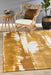 Manali Mustard Abstract Paint Streak Contemporary Rug, Rugs, Ozark Home 