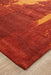 Manali Paprika Abstract Paint Streak Contemporary Rug, Rugs, Ozark Home 