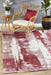 Manali Rose Abstract Paint Streak Contemporary Rug, Rugs, Ozark Home 