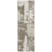 Manali Silver Abstract Paint Streak Contemporary Runner Rug, Rugs, Ozark Home 