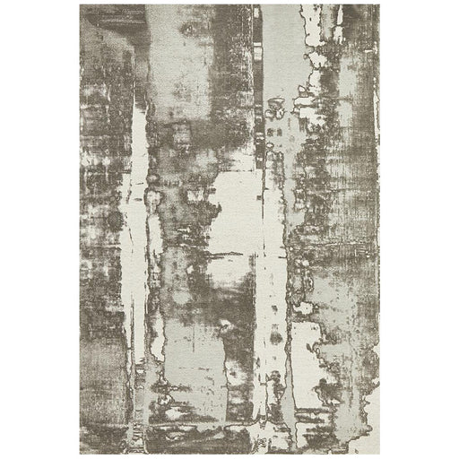 Manali Silver Abstract Paint Streak Contemporary Rug, Rugs, Ozark Home 