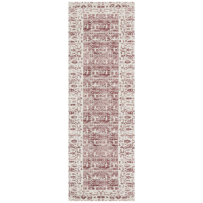 Manali Rose Transitional Floral Medallion Contemporary Runner Rug, Rugs, Ozark Home 