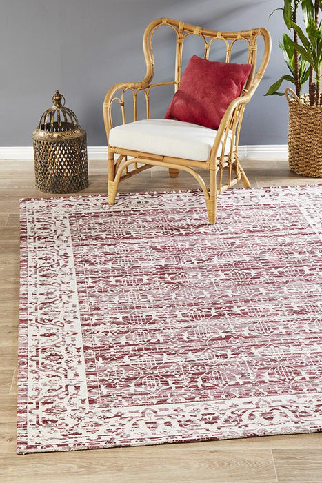 Manali Rose Transitional Floral Medallion Contemporary Rug, Rugs, Ozark Home 