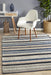 Madurai Denim Combined Pattern Flatwoven Contemporary Rug, Rugs, Ozark Home 