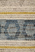 Madurai Silver Navy & Yellow Combined Pattern Flatwoven Contemporary Rug, Rugs, Ozark Home 