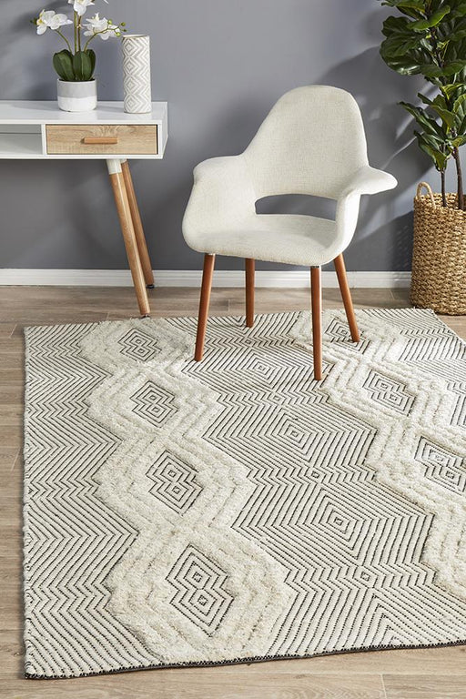 Madurai Bone Chime Flatwoven Contemporary Rug, Rugs, Ozark Home 