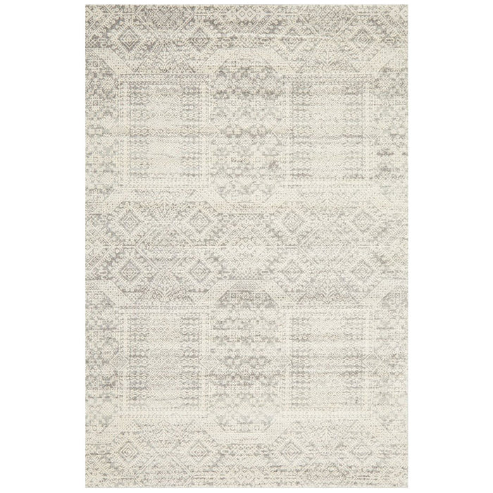 Serap Grey & Silver Zelda Contemporary Rug, Rugs, Ozark Home 