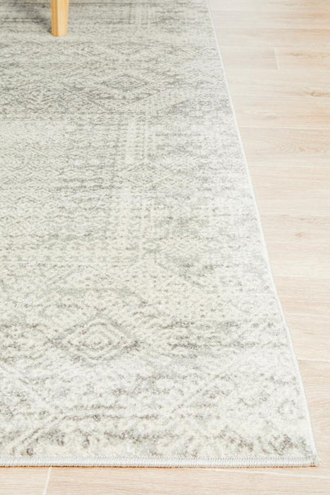 Serap Grey & Silver Zelda Contemporary Rug, Rugs, Ozark Home 