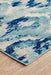 Serap Whimsical Blue Abstract Ocean Contemporary Runner Rug, Rugs, Ozark Home 