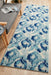 Serap Whimsical Blue Abstract Ocean Contemporary Runner Rug, Rugs, Ozark Home 