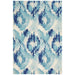 Serap Whimsical Blue Abstract Ocean Contemporary Rug, Rugs, Ozark Home 