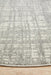 Serap Grey & Silver Round Abstract Crosshatch Contemporary Rug, Rugs, Ozark Home 