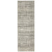 Serap Grey & Silver Abstract Crosshatch Contemporary Runner Rug, Rugs, Ozark Home 