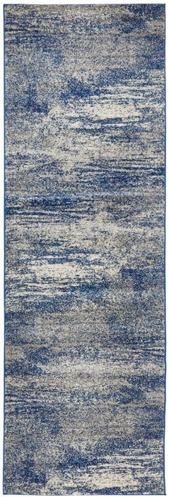 Serap Grey & Blue Dunescape Contemporary Rug, Rugs, Ozark Home 