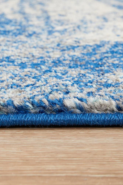 Serap Grey & Blue Dunescape Contemporary Runner Rug, Rugs, Ozark Home 